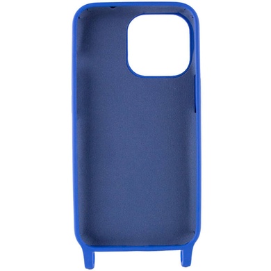 Чехол Cord case Ukrainian style c длинным цветным ремешком для Samsung Galaxy A53 5G Темно-синий / Midnight blue