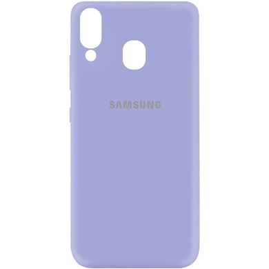 Чехол Silicone Cover My Color Full Protective (A) для Samsung Galaxy A40 (A405F) Сиреневый / Dasheen