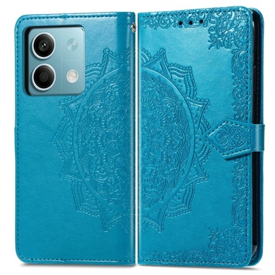 Кожаный чехол (книжка) Art Case с визитницей для Xiaomi Redmi Note 13 5G Синий