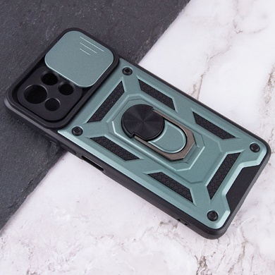 Ударостійкий чохол Camshield Serge Ring для Xiaomi Mi 11 Lite, Зеленый