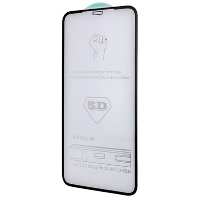 Захисне скло 5D Hard (full glue) (тех.пак) для Apple iPhone 13 Pro Max / 14 Plus (6.7"), Чорний