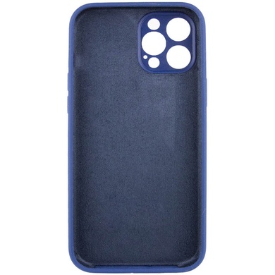 Чохол Silicone Case Full Camera Protective (AA) NO LOGO для Apple iPhone 12 Pro (6.1"), Синий / Deep navy