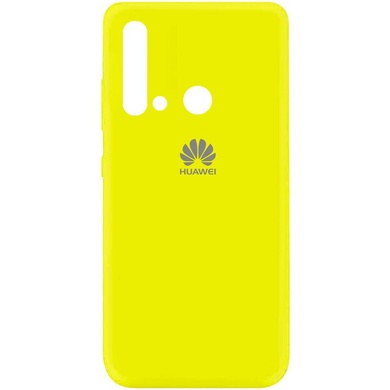 Чохол Silicone Cover My Color Full Protective (A) для Huawei P20 lite (2019), Жовтий / Flash