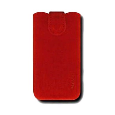 Шкіряний футляр Mavis Premium VELOUR для Apple iPhone 4 / 4S / HTC Desire V / X, Червоний