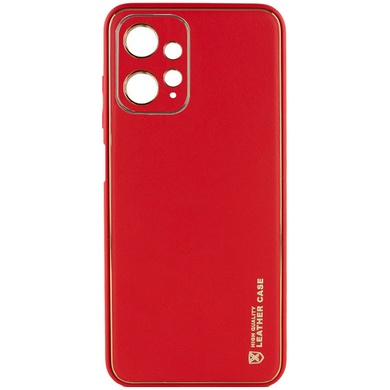 Шкіряний чохол Xshield для Xiaomi Redmi Note 12 4G, Червоний / Red
