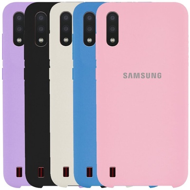 Чехол Silicone Cover (AA) для Samsung Galaxy A01