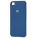 Чехол Silicone Cover Full Protective (AA) для Xiaomi Redmi Go Синий / Navy Blue