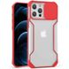 Чехол Camshield matte Ease TPU со шторкой для Apple iPhone 12 Pro Max (6.7") Красный