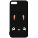 Силиконовая накладка 3D Child Bunny для Xiaomi Redmi 6A, Черный