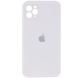 Чехол Silicone Case Square Full Camera Protective (AA) для Apple iPhone 11 Pro (5.8") Белый / White