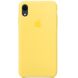 Чехол Silicone case (AAA) для Apple iPhone XR (6.1") Желтый / Canary Yellow