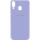 Чехол Silicone Cover My Color Full Protective (A) для Samsung Galaxy A40 (A405F) Сиреневый / Dasheen