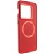 TPU чехол Bonbon Metal Style with MagSafe для OnePlus 10 Pro Красный / Red