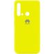 Чехол Silicone Cover My Color Full Protective (A) для Huawei P20 lite (2019), Желтый / Flash