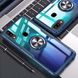 TPU+PC чохол Deen CrystalRing під магнитний тримач для Samsung Galaxy A20 / A30, Безбарвний / Темно-синій