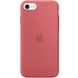 Чехол Silicone Case Full Protective (AA) для Apple iPhone SE (2020) Красный / Camellia