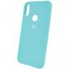 Чохол Silicone Cover Full Protective (AA) для Xiaomi Mi 8, Бірюзовий / Ice Blue