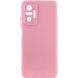 Чехол Silicone Cover Lakshmi Full Camera (AAA) для Xiaomi Redmi Note 10 Pro / 10 Pro Max Розовый / Light pink