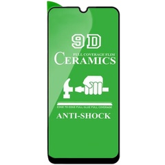 Защитная пленка Ceramics 9D (без упак.) для Samsung Galaxy A31 / A32 4G / A22 4G / M32 / M22 Черный