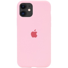 Чохол Silicone Case Full Protective (AA) для Apple iPhone 11 (6.1"), Рожевий / Light pink