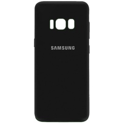 Чехол Silicone Cover My Color Full Camera (A) для Samsung G955 Galaxy S8 Plus Черный / Black