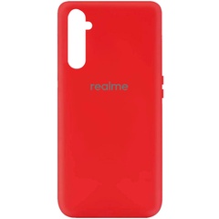 Чехол Silicone Cover My Color Full Protective (A) для Realme 6 Красный / Red