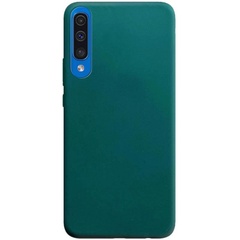 Силиконовый чехол Candy для Samsung Galaxy A50 (A505F) / A50s / A30s Зеленый / Forest green