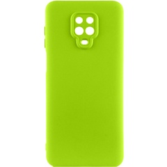 Чехол Silicone Cover Lakshmi Full Camera (A) для Xiaomi Redmi Note 9s / Note 9 Pro / Note 9 Pro Max Салатовый / Neon Green