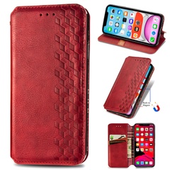 Кожаный чехол книжка GETMAN Cubic (PU) для Samsung Galaxy A52 4G / A52 5G Красный