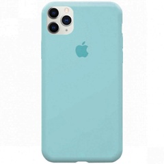 Чохол Silicone Case Full Protective (AA) для Apple iPhone 11 Pro Max (6.5"), Голубой / Lilac Blue