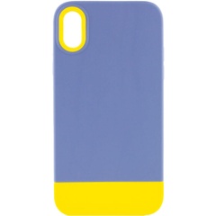 Чохол TPU+PC Bichromatic для Apple iPhone XR (6.1"), Blue / Yellow