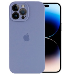 Чохол Silicone Case Full Camera Protective (AA) для Apple iPhone 14 Pro Max (6.7"), Сірий / Lavender Gray