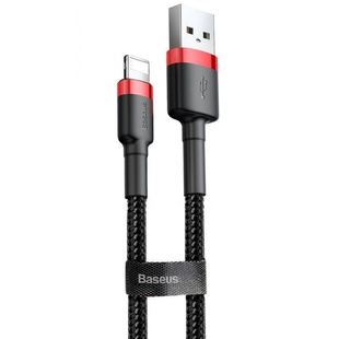 Дата кабель Baseus Cafule Lightning Cable 2.4A (1m) (CALKLF-B) Красный / Черный