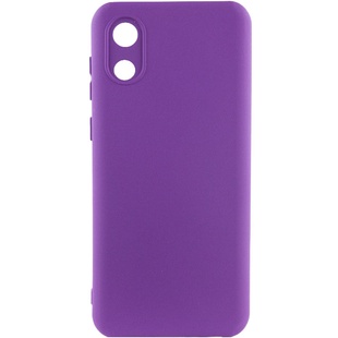 Чехол Silicone Cover Lakshmi Full Camera (A) для Samsung Galaxy A03 Core Фиолетовый / Purple