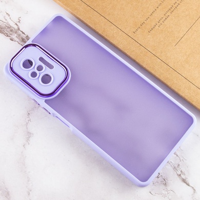 TPU+PC чехол Accent для Xiaomi Redmi Note 10 Pro / 10 Pro Max White / Purple