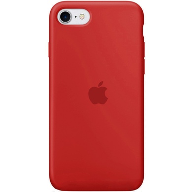 Чохол Silicone Case Full Protective (AA) для Apple iPhone SE (2020), Червоний / Dark Red
