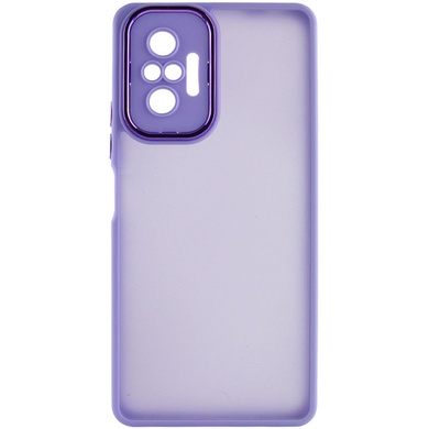 TPU+PC чохол Accent для Xiaomi Redmi Note 10 Pro / 10 Pro Max, White / Purple