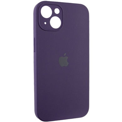 Чехол Silicone Case Full Camera Protective (AA) для Apple iPhone 13 (6.1") Фиолетовый / Elderberry
