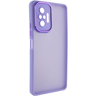 TPU+PC чохол Accent для Xiaomi Redmi Note 10 Pro / 10 Pro Max, White / Purple