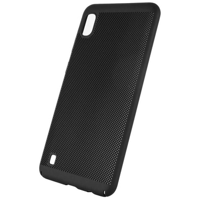 Ультратонкий дихаючий чохол Grid case для Samsung Galaxy A10 (A105F), Чорний