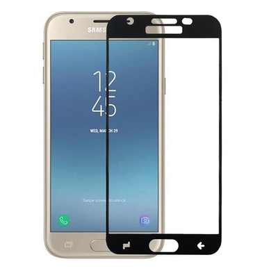 Защитное стекло Artis 2.5D CP+ на весь экран (цветное) для Samsung Galaxy J7 (2018), Черный