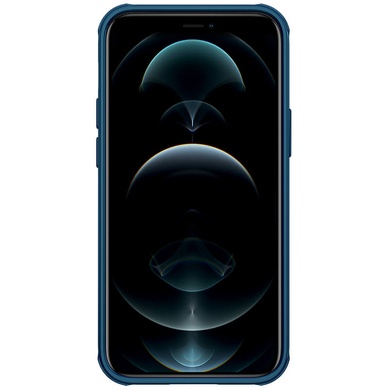Карбонова накладка Nillkin CamShield Pro Magnetic для Apple iPhone 14/13 (6.1"), Синий