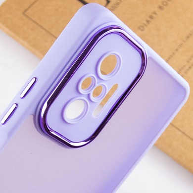 TPU+PC чохол Accent для Xiaomi Redmi Note 10 Pro / 10 Pro Max, White / Purple