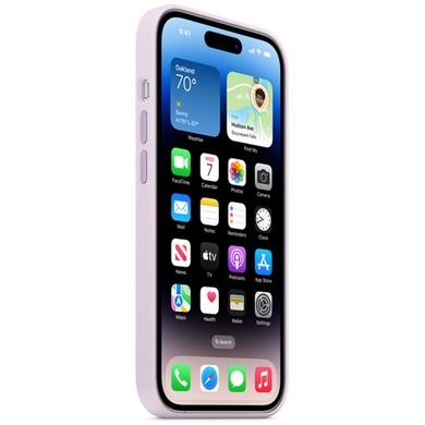 Чехол Silicone Case Full Protective (AA) для Apple iPhone 15 Pro Max (6.7") Сиреневый / Lilac