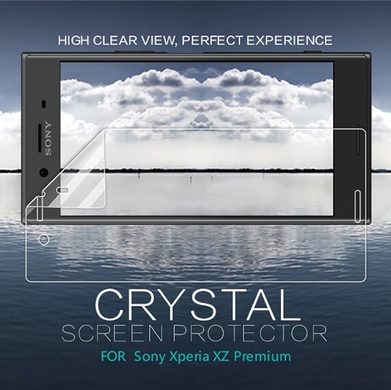 Защитная пленка Nillkin Crystal для Sony Xperia XZ Premium, Анти-отпечатки