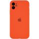 Чохол Silicone Case Full Camera Protective (AA) для Apple iPhone 12 (6.1"), Оранжевый / Kumquat