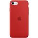 Чехол Silicone Case Full Protective (AA) для Apple iPhone SE (2020) Красный / Dark Red