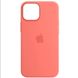 Чехол Silicone case (AAA) full with Magsafe and Animation для Apple iPhone 13 (6.1") Розовый / Pink Pomelo