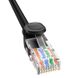 Кабель Baseus High Speed CAT5 Gigabit Ethernet Cable (Round Cable) 1.5m Cluster (B00133206111-02), Black