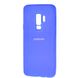 Чохол Silicone Cover Full Protective (AA) для Samsung Galaxy S9+, Голубой / Azure